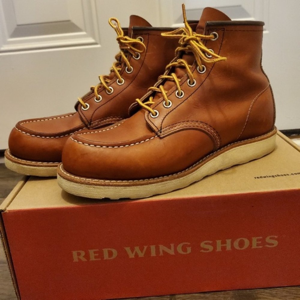 Red Wing Men 6-INCH BOOT IN ORO LEGACY LEATHER